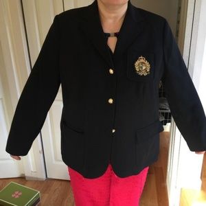 Classic Blazer, dark navy blue, Ralph Lauren, 20W